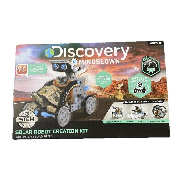 Discovery Kids 1006973 Solar Robot Creation Kit - Gray - Picture 1 of 2